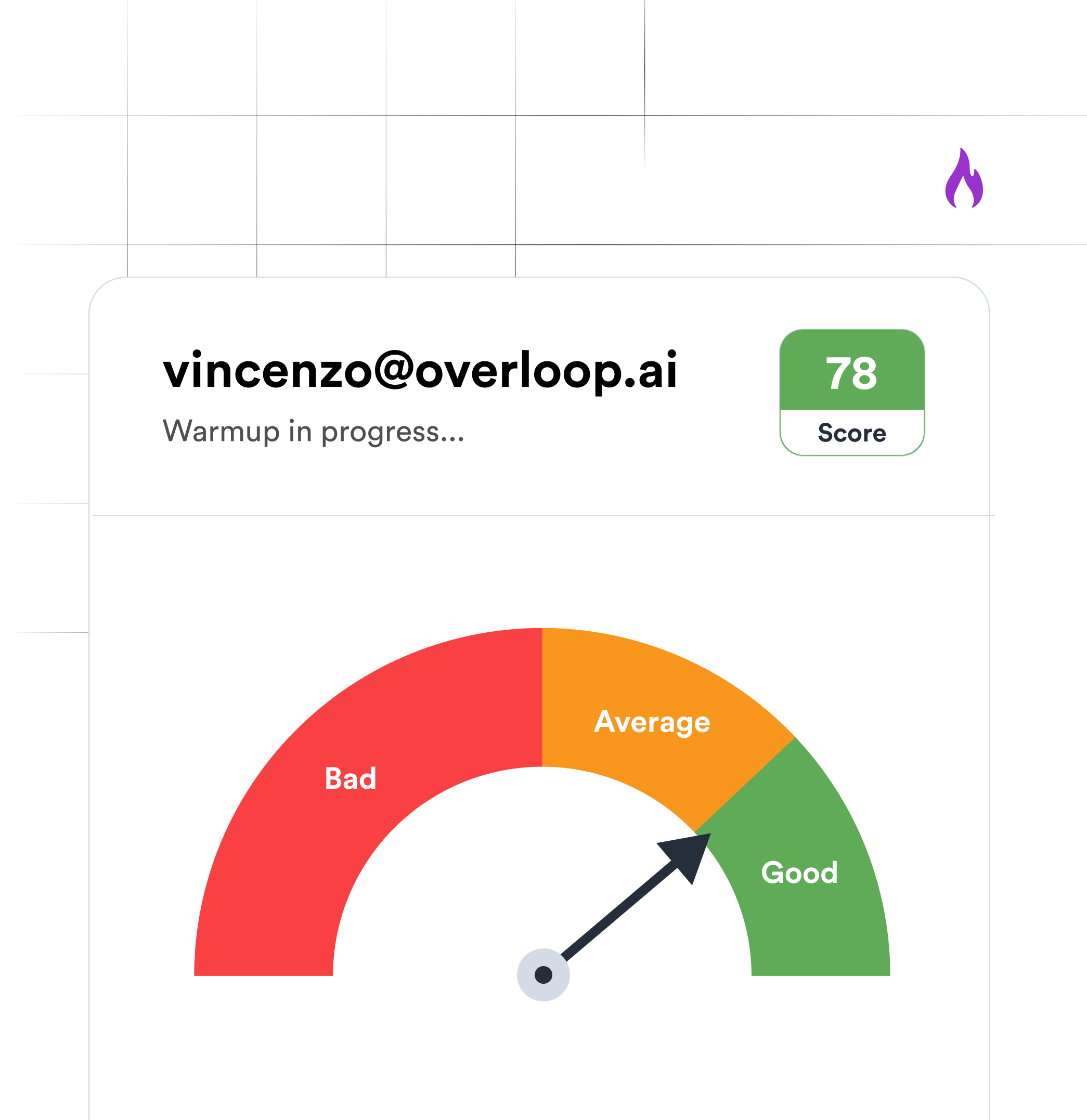 Overloop sales prospecting screenshot