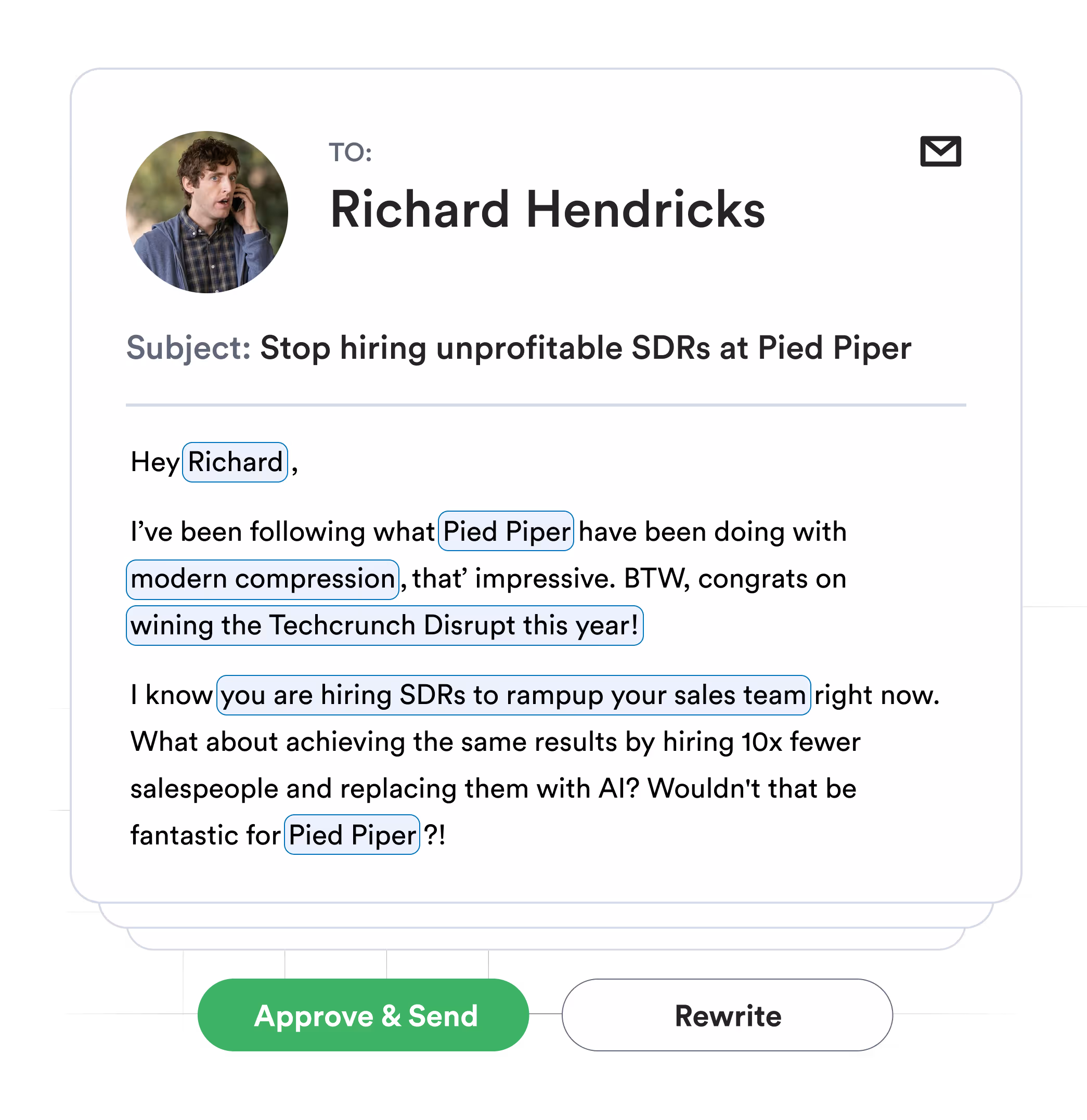 Overloop sales prospecting screenshot